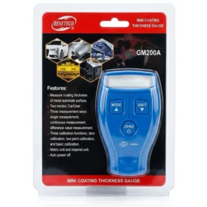GM200A Car Paint Thickness Tester checking black car paint